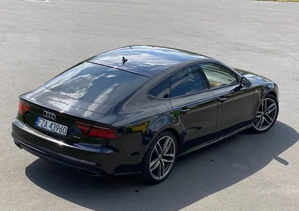 lubuskie Audi A7 cena 109000 przebieg: 256000, rok produkcji 2015 z Żary